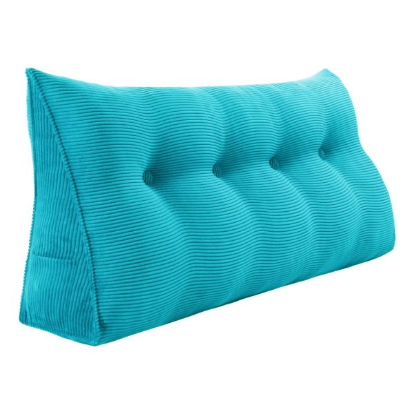 Rückenstützkissen Schönes Bettkissen Cord Azure