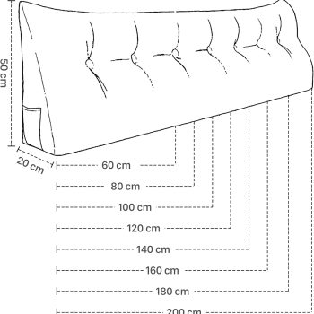 bed wedge support pillow 1110