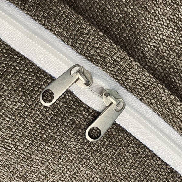 Cushion For Headboard Bed Reading Pillow Linen Brown - obrazek 10