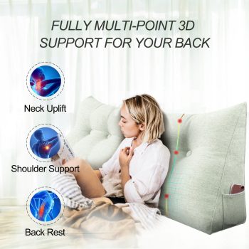 grand oreiller dorsal pour le lit 1150